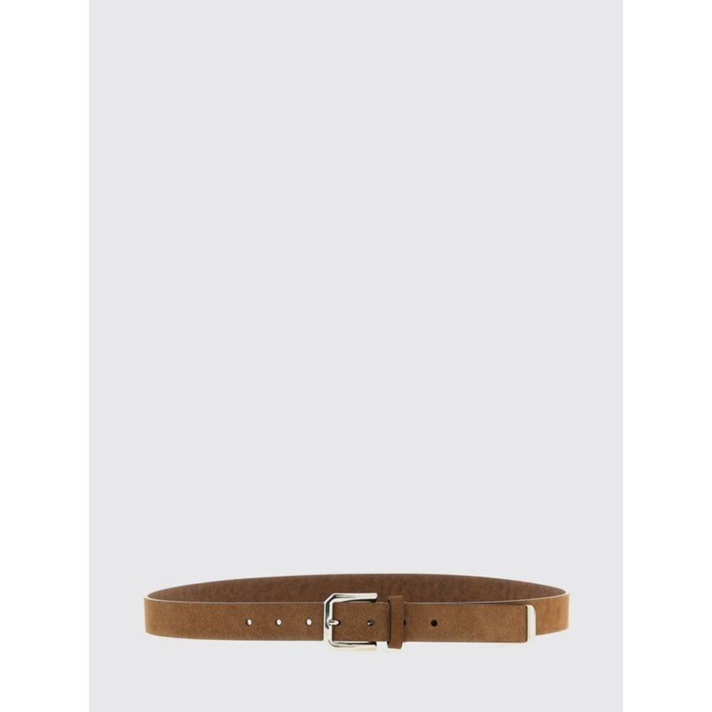 Brunello Cucinelli Men Suede Leather Belt Brunello Cucinelli